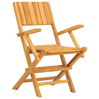 Chaises de jardin pliantes lot de 2 55x61x90cm bois massif teck