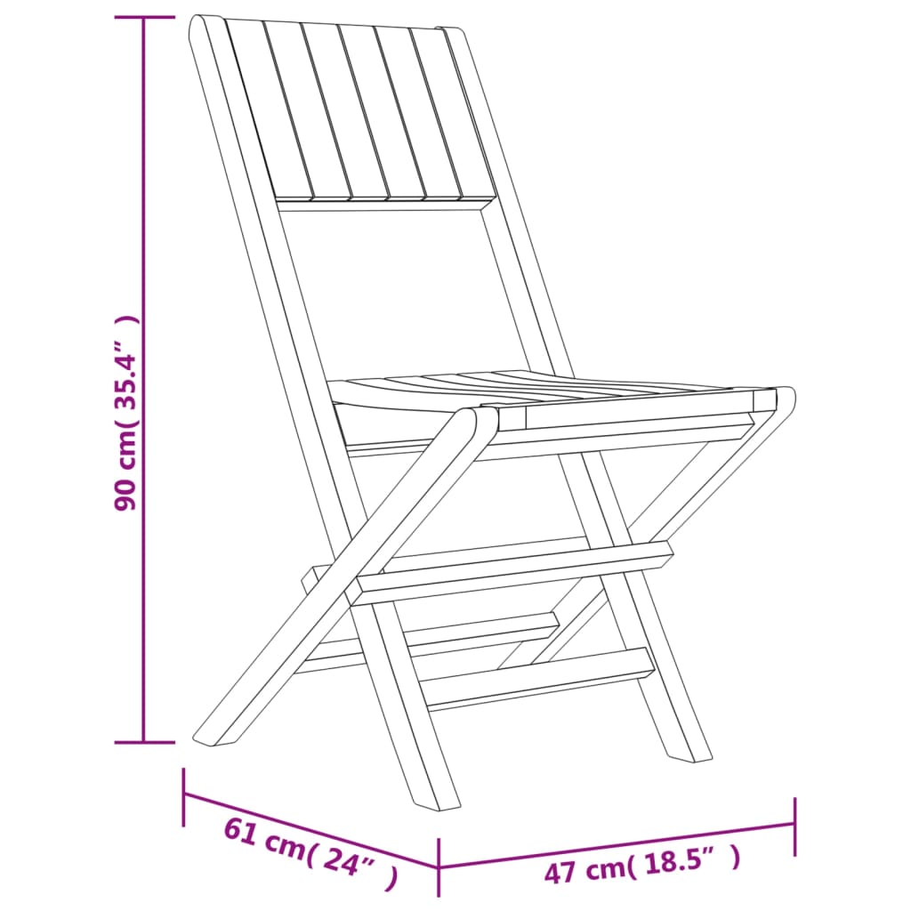 Ensemble à manger de jardin 7 pcs Bois de teck solide