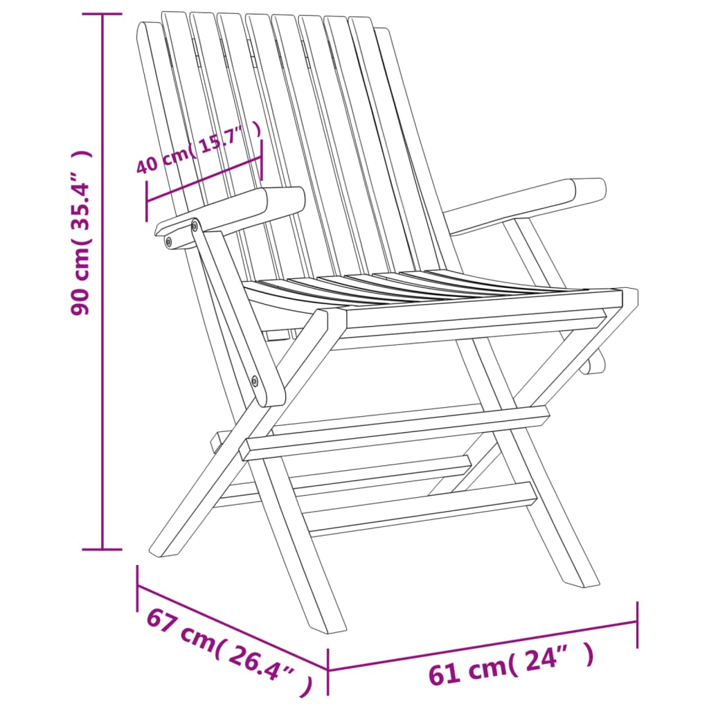 Ensemble à manger de jardin 5 pcs Bois de teck massif