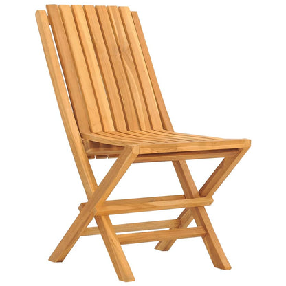 Chaises de jardin pliantes lot de 6 47x47x89cm bois massif teck