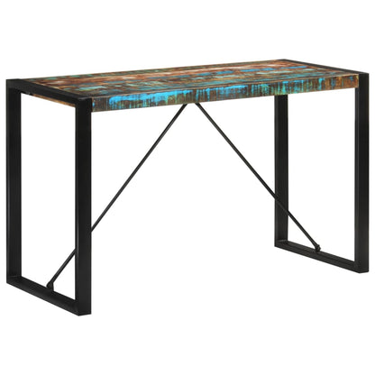 Table à manger 120x55x76 cm bois massif de récupération