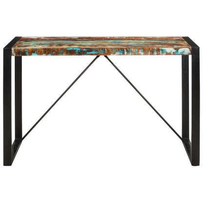 Table à manger 120x55x76 cm bois massif de récupération