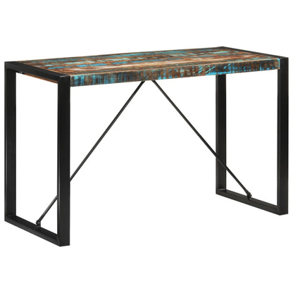 Table à manger 120x55x76 cm bois massif de récupération