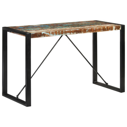 Table à manger 120x55x76 cm bois massif de récupération