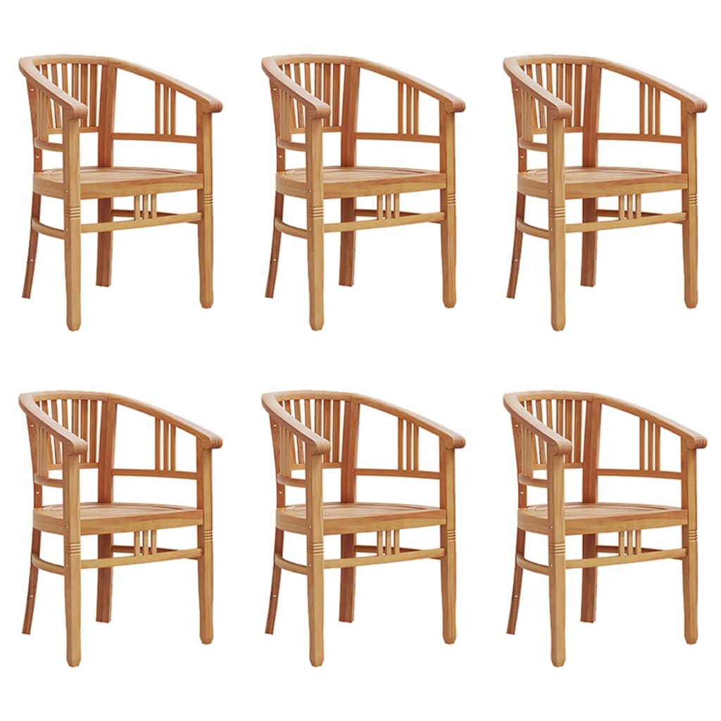 Ensemble à manger de jardin 7 pcs Bois de teck solide