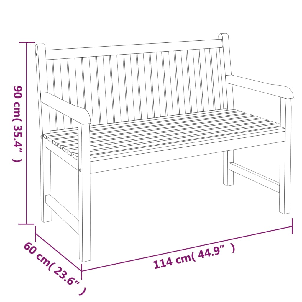 Ensemble à manger de jardin 3 pcs Bois de teck massif