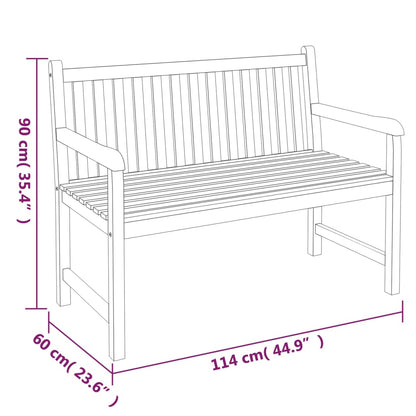 Ensemble à manger de jardin 3 pcs Bois de teck massif