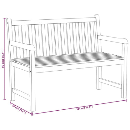 Ensemble à manger de jardin 3 pcs Bois de teck massif