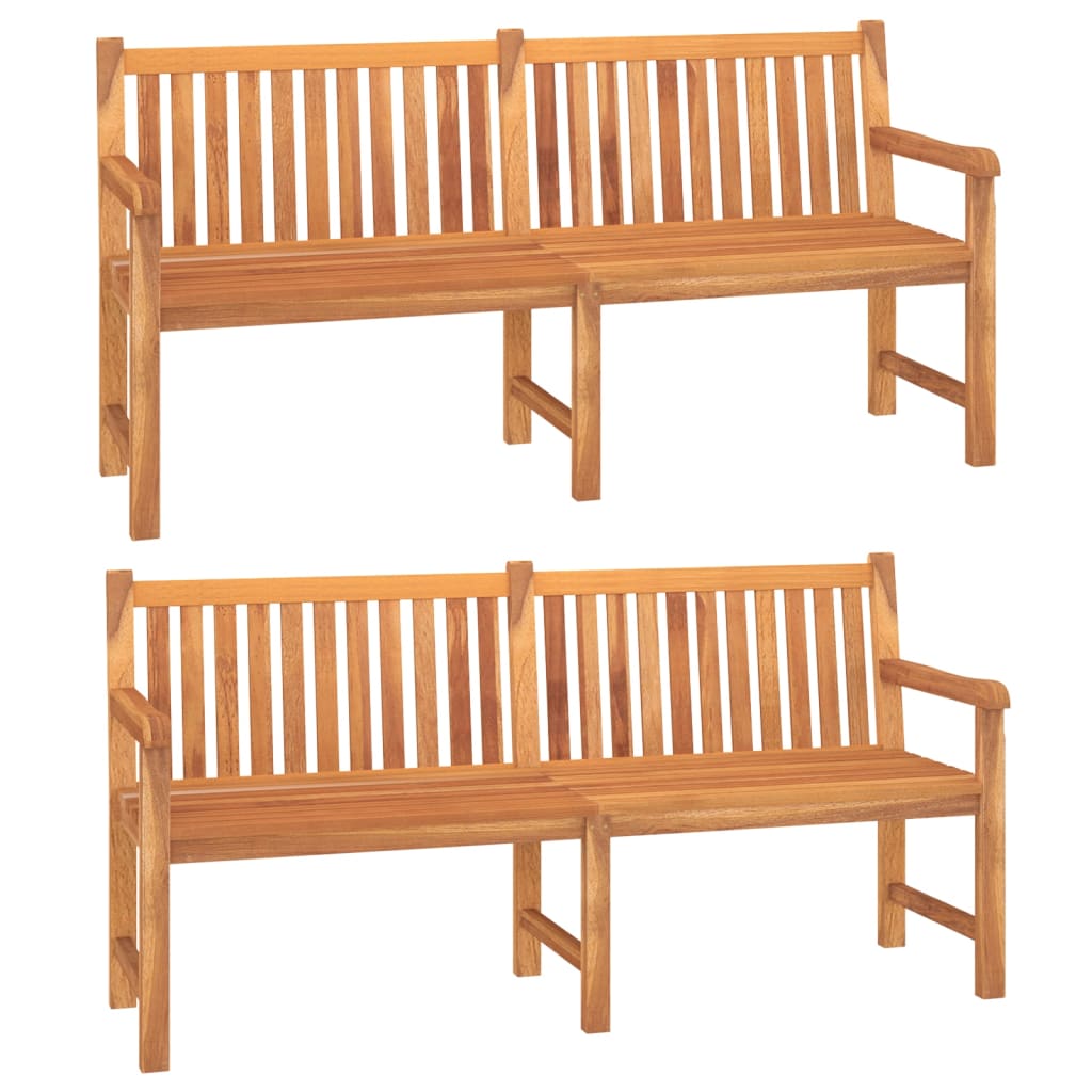 Ensemble à manger de jardin 3 pcs Bois de teck massif