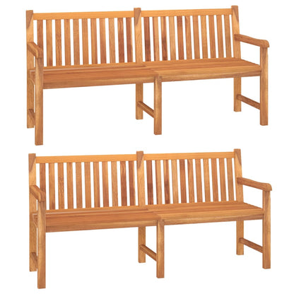 Ensemble à manger de jardin 3 pcs Bois de teck massif