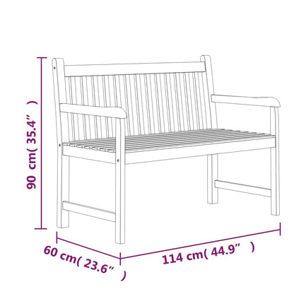 Ensemble à manger de jardin 4 pcs Bois de teck massif