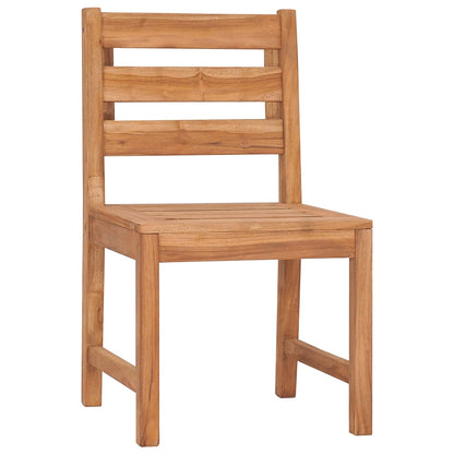 Chaises de jardin lot de 6 Bois de teck solide