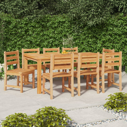 Chaises de jardin lot de 8 Bois de teck solide