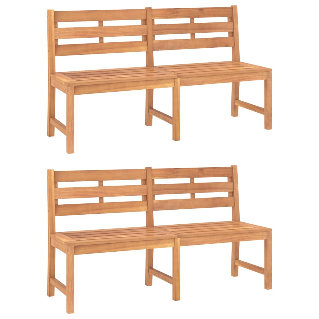 Ensemble à manger de jardin 3 pcs Bois de teck massi