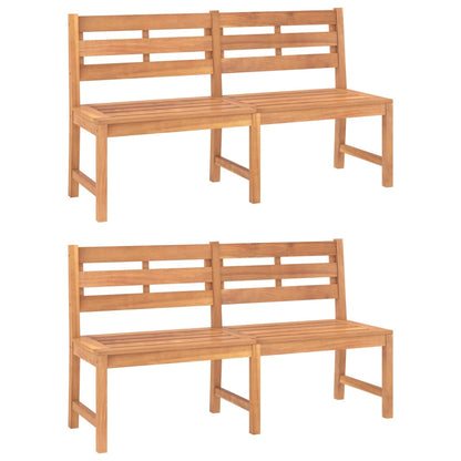 Ensemble à manger de jardin 3 pcs Bois de teck massi