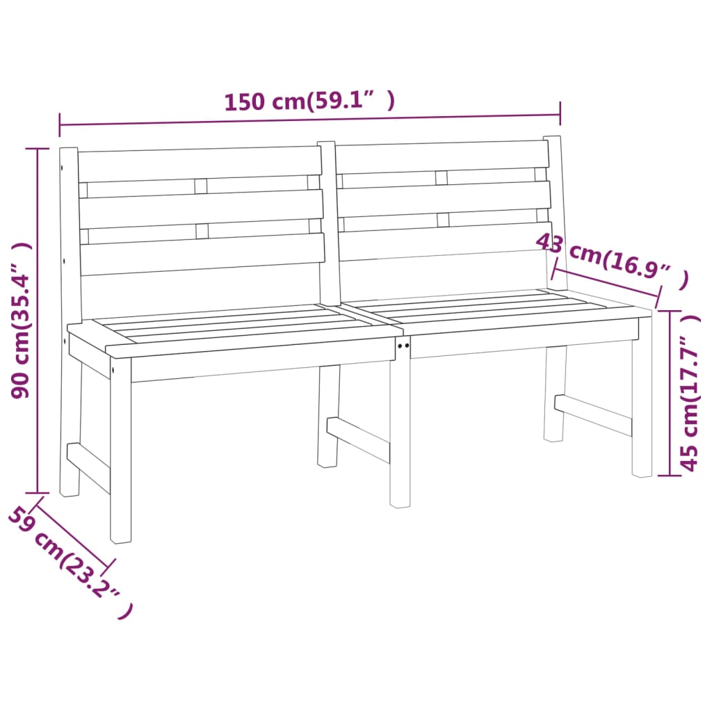 Ensemble à manger de jardin 3 pcs Bois de teck massi