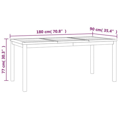 Ensemble à manger de jardin 3 pcs Bois de teck massi