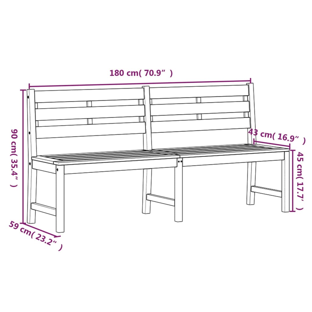 Ensemble à manger de jardin 3 pcs Bois de teck massif