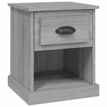 Table de chevet sonoma gris 39x39x47,5 cm bois d'ingénierie