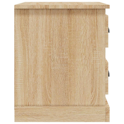 Table de chevet chêne sonoma 39x39x47,5 cm bois d'ingénierie