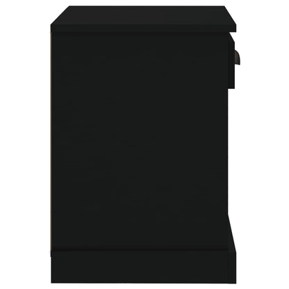 Tables de chevet 2 pcs noir 43x36x50 cm