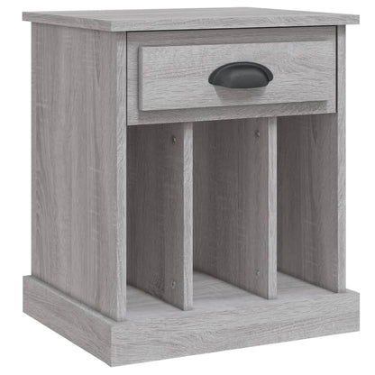 Table de chevet sonoma gris 43x36x50 cm