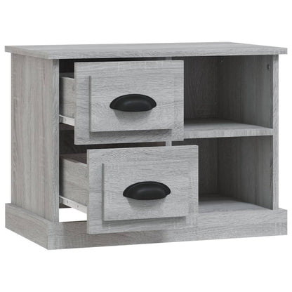 Table de chevet sonoma gris 60x35,5x45 cm