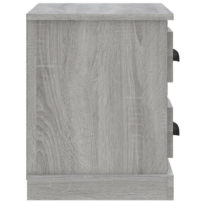 Table de chevet sonoma gris 60x35,5x45 cm