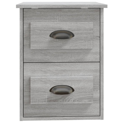 Table de chevet murale sonoma gris 41,5x36x53 cm