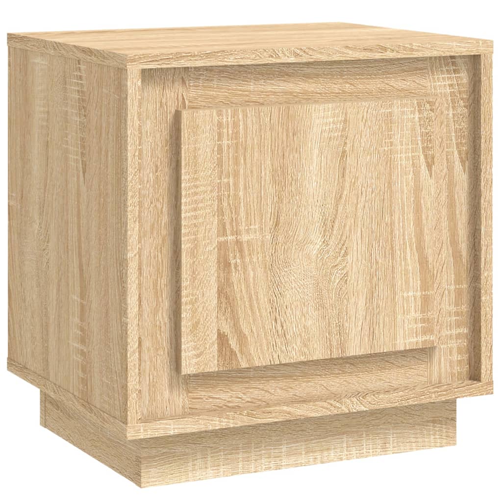 Table de chevet chêne sonoma 44x35x45 cm bois d'ingénierie