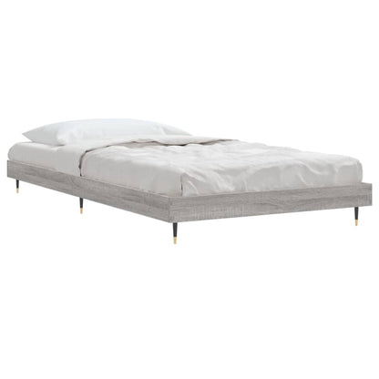 Cadre de lit sans matelas sonoma gris 90x200 cm