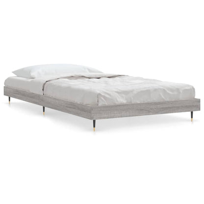 Cadre de lit sans matelas sonoma gris 90x190 cm