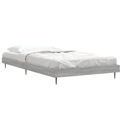 Cadre de lit sans matelas sonoma gris 90x200 cm