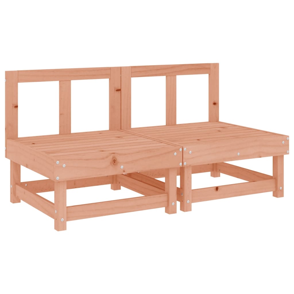 Canapés centraux avec coussins 2 pcs bois massif douglas