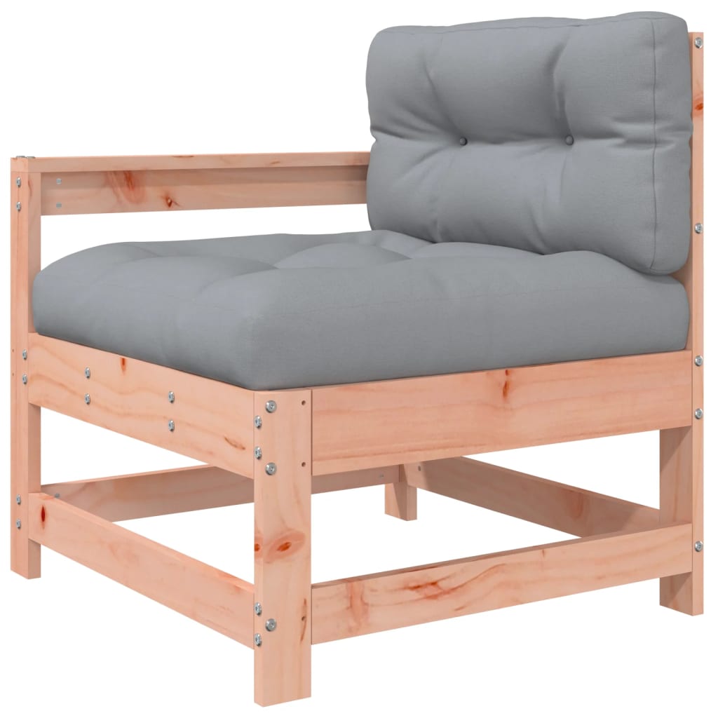 Chaise de jardin avec coussins bois massif douglas