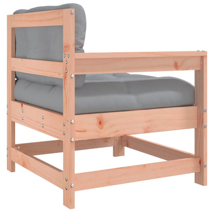 Chaise de jardin avec coussins bois massif douglas