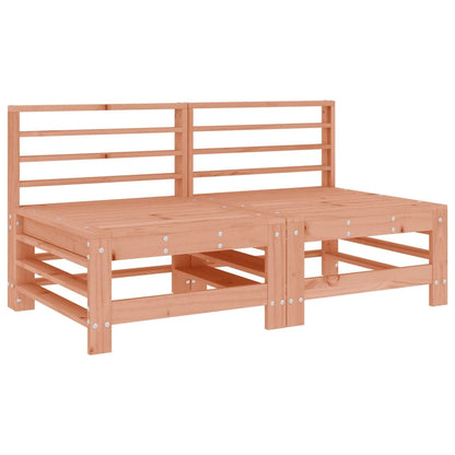 Canapés centraux avec coussins 2 pcs bois massif douglas