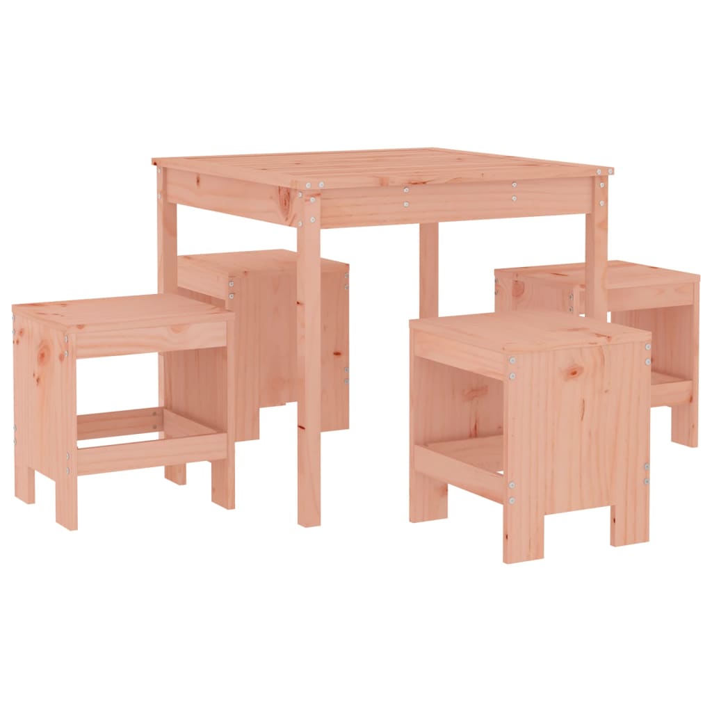 Ensemble à manger de jardin 5pcs bois massif Douglas