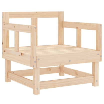 Chaises de jardin lot de 2 bois massif de pin