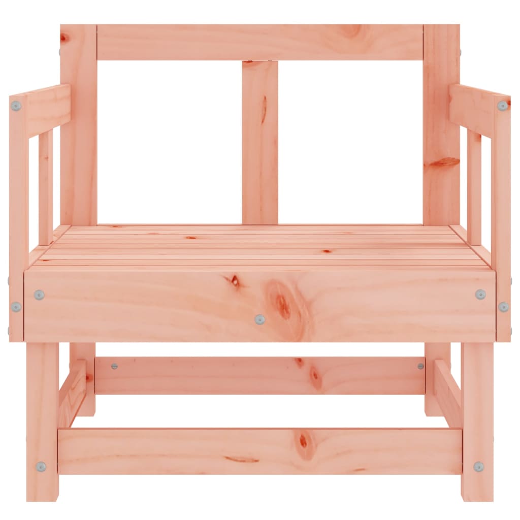 Chaises de jardin lot de 2 cm bois massif douglas