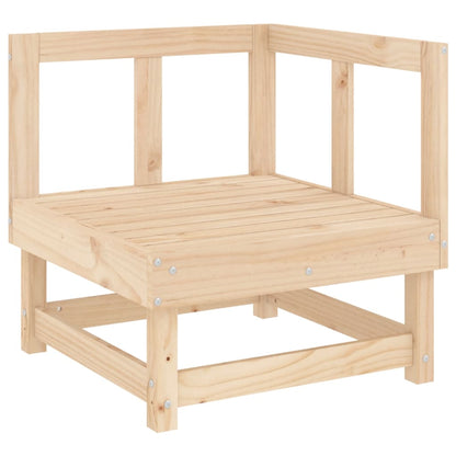 Canapés d'angle de jardin 2 pcs bois de pin massif