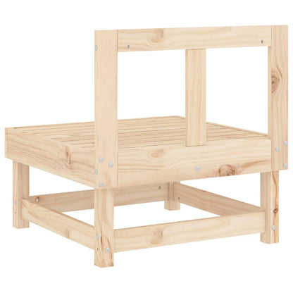 Canapés centraux de jardin 2 pcs bois de pin massif