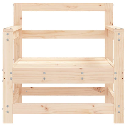 Chaises de jardin lot de 2 bois massif de pin