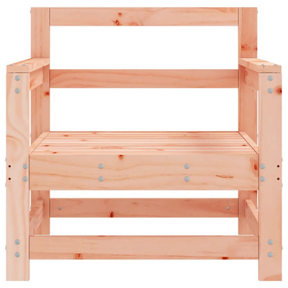 Chaises de jardin lot de 2 cm bois massif douglas