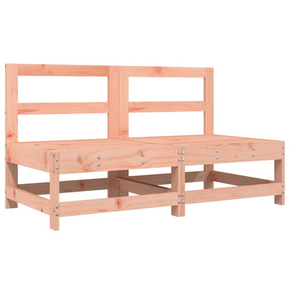 Canapés centraux de jardin 2 pcs bois massif douglas