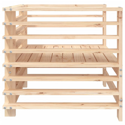 Chaises de jardin lot de 2 bois massif de pin