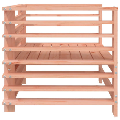 Chaises de jardin lot de 2 cm bois massif douglas