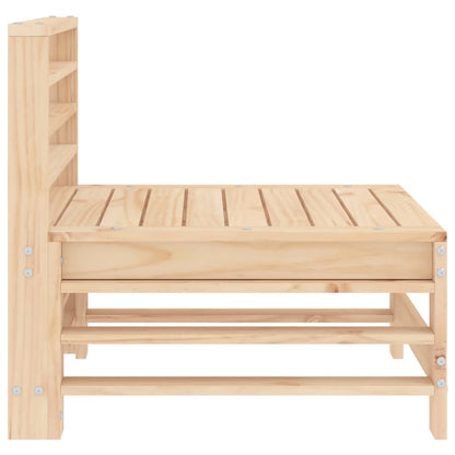 Canapés centraux de jardin 2 pcs bois de pin massif