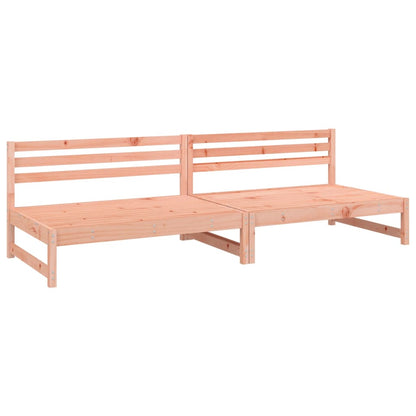 Canapés centraux de jardin 2 pcs 120x80 cm bois massif douglas