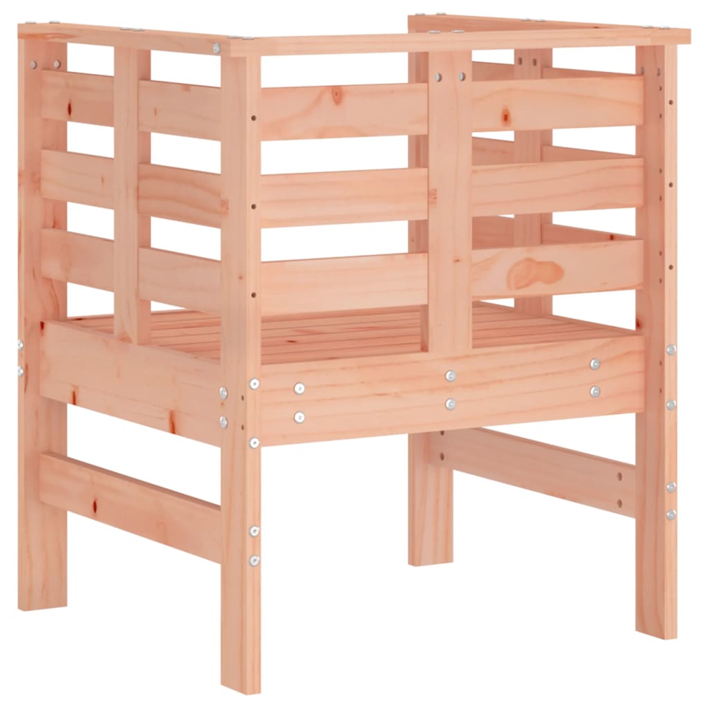 Chaises de jardin lot de 2 61,5x53x71 cm bois massif de douglas